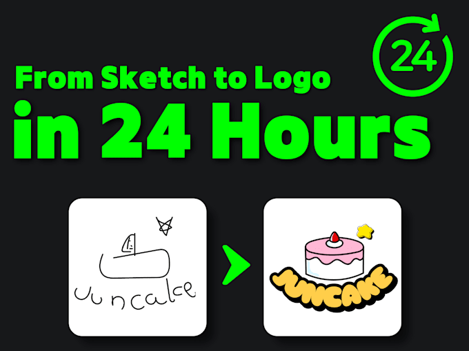 Gig Preview - Sketch to logo in 24 hours