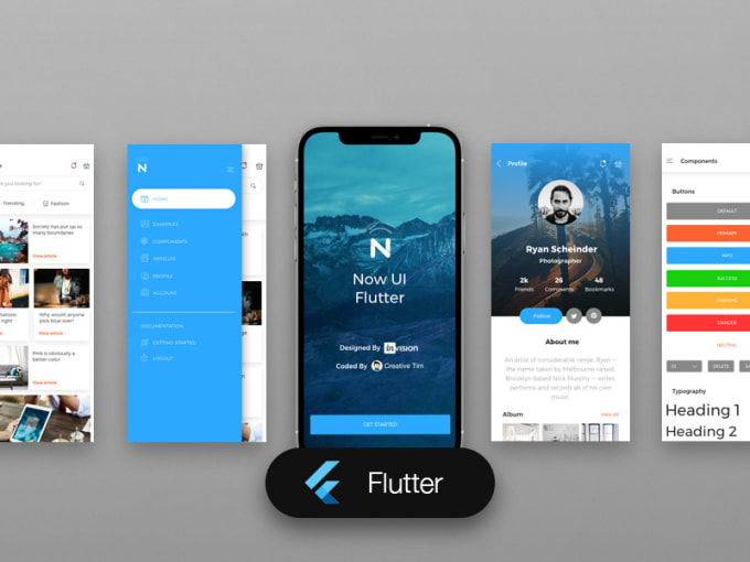 Gig Preview - Do develop android and ios mobile app using flutter