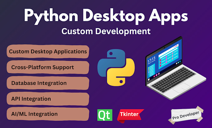 Gig Preview - Develop python desktop application