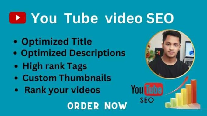 Gig Preview - Do the best youtube video SEO for organic ranking