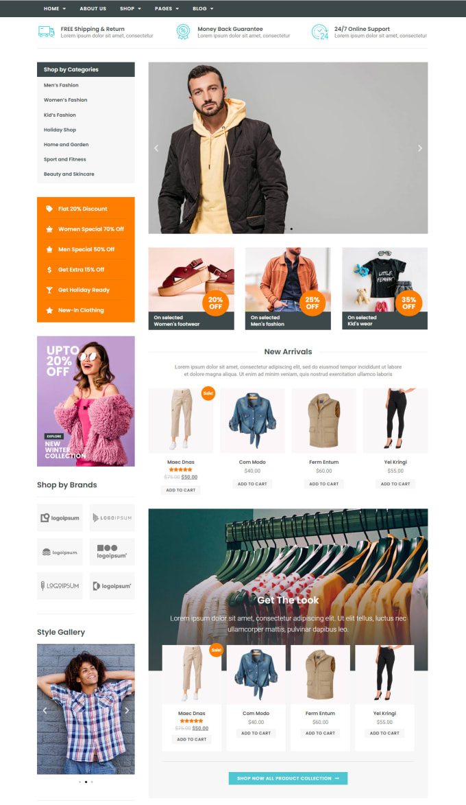 Gig Preview - Elevate your business with elegant wordpress ecommerce website