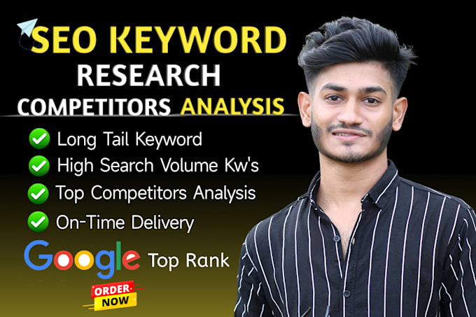 Gig Preview - Do best SEO keyword research and top competitor analysis