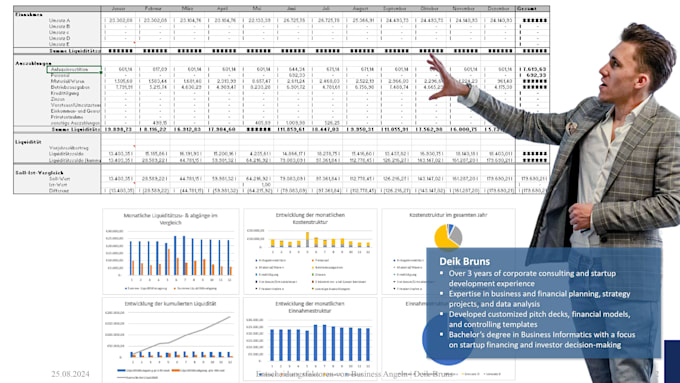 Gig Preview - Help you with any excel modell or template