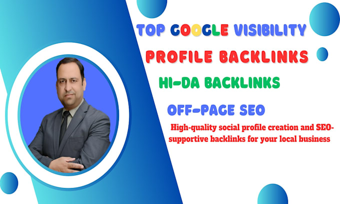 Gig Preview - Create social media profiles backlinks for maximum visibility on google