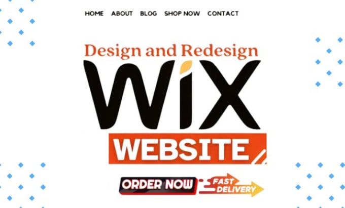 Gig Preview - Do design wix website design redesign wix website