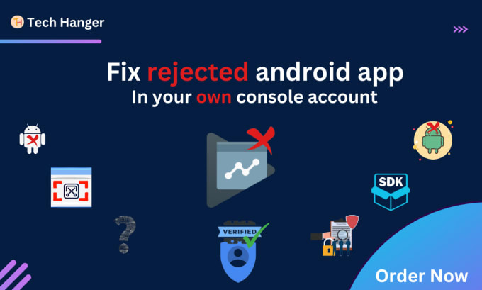 Gig Preview - Fix rejected app issue in your play console account