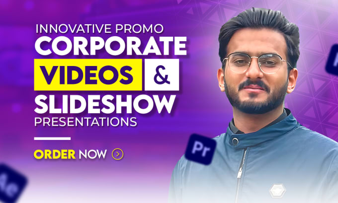 Gig Preview - Create innovative corporate company promo video or slideshow presentation