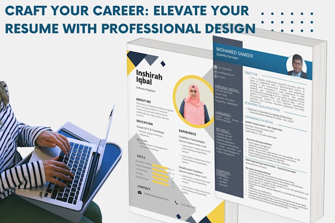 Gig Preview - Design your professional resume or CV