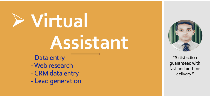 Gig Preview - Be your virtual assistant for data entry and web research