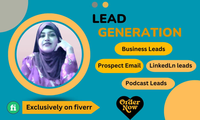 Gig Preview - Created podcast list and b2b lead generation for any industry