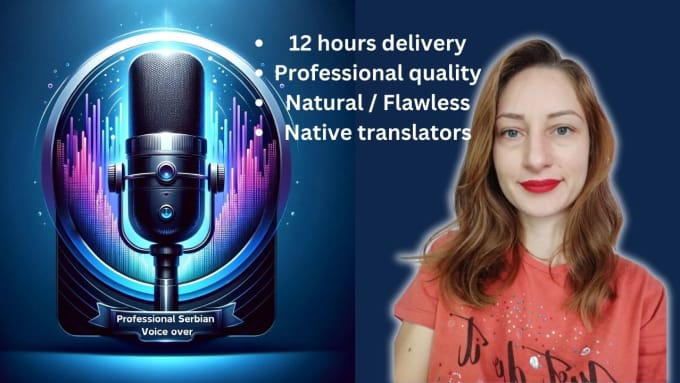 Bestseller - provide professional serbian voiceover services