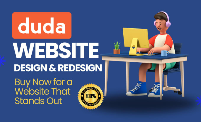 Gig Preview - Build a duda website, duda website design or duda website on page seo