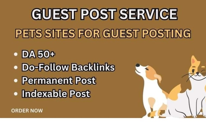 Gig Preview - Guest post on da 55 websites with dofollow backlinks