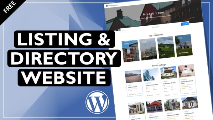 Gig Preview - Build directory website using mylisting,listingpro theme