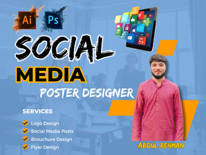 Gig Preview - Be social media poster designer for all social platforms