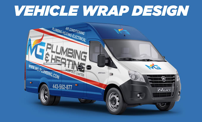 Gig Preview - Do professional vehicle wrap design, van wrap design and car wrap design