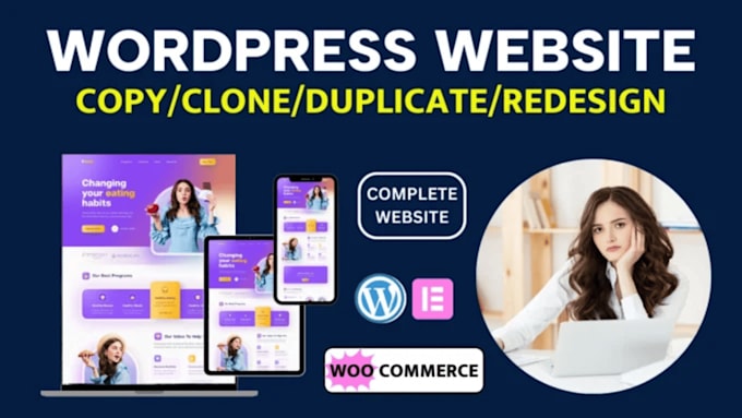 Gig Preview - Copy, clone, revamp, duplicate, design or redesign any wordpress website