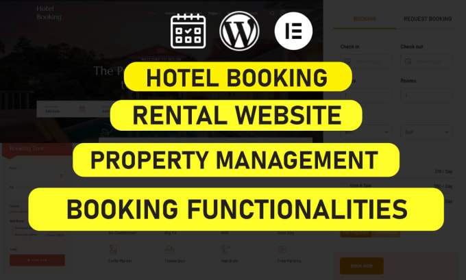 Gig Preview - Build hotel booking and rental travel tour wordpress website