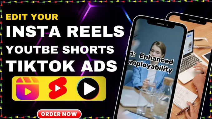 Gig Preview - Edit tiktok ads,youtube shorts,instagram reels with captions and effects