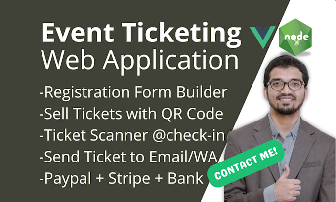 Bestseller - make event ticketing website, qr code scanner for event booking,event management