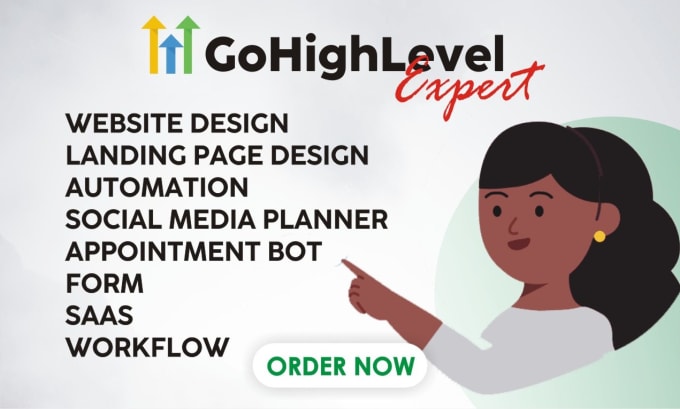 Gig Preview - Be your gohighlevel expert, landing page and sales funnel builder