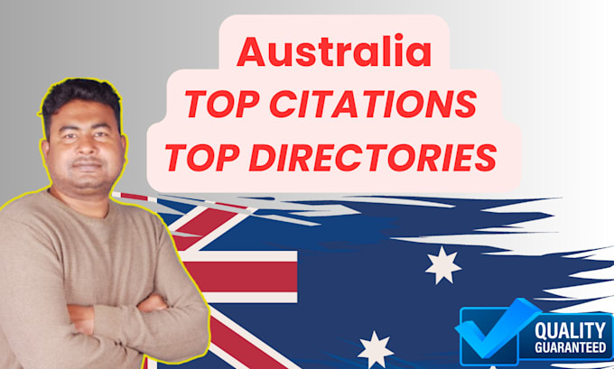 Gig Preview - Do top australia local listing citations directory submission for local SEO