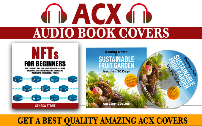 Bestseller - do audio book cover design for acx audible or convert book cover to acx