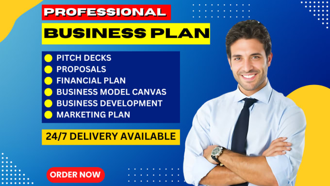 Bestseller - develop your detailed business plan, business model canvas and pitch decks