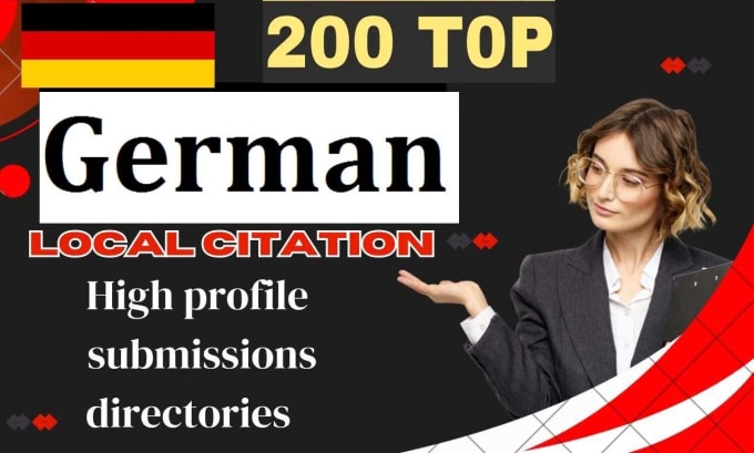 Gig Preview - Do best 200 german  local citations for gmb ranking