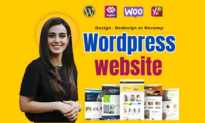 Gig Preview - Do wordpress website development, design, redesign or revamp wordpress