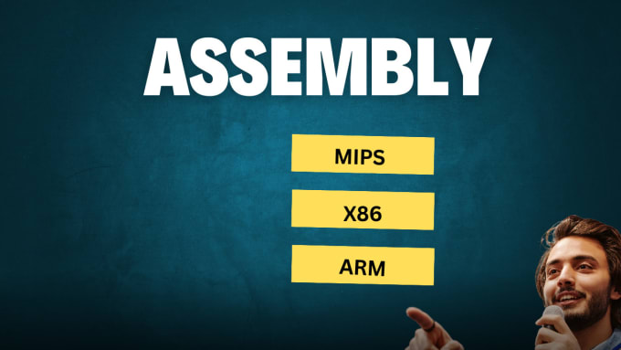 Gig Preview - Do masm nasm asm x86 8088 x88 8088 mips and arm assembly language project