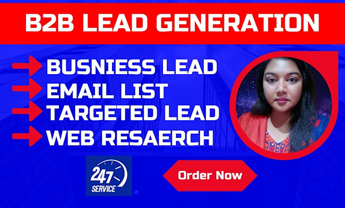 Gig Preview - Do targeted data entry and b2b lead generation