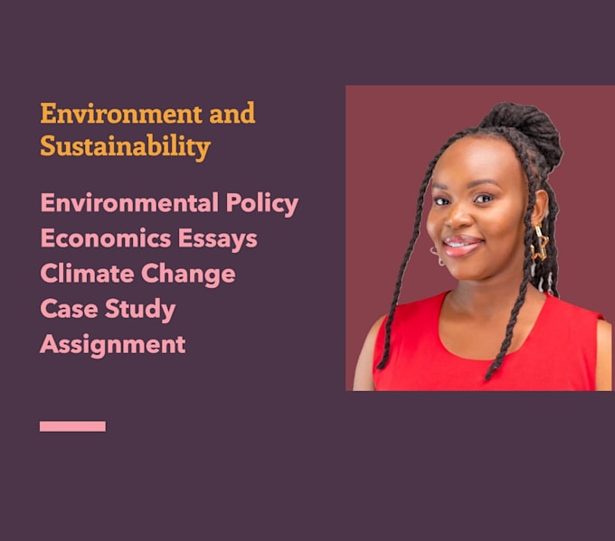 Gig Preview - Do environmental policy assignment, sustainable development, economics essay