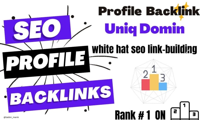 Gig Preview - Do 90 plus da 250 profile backlinks for ranking on google