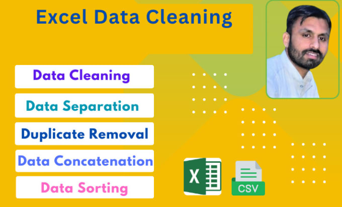 Gig Preview - Do ms excel data cleaning professionally