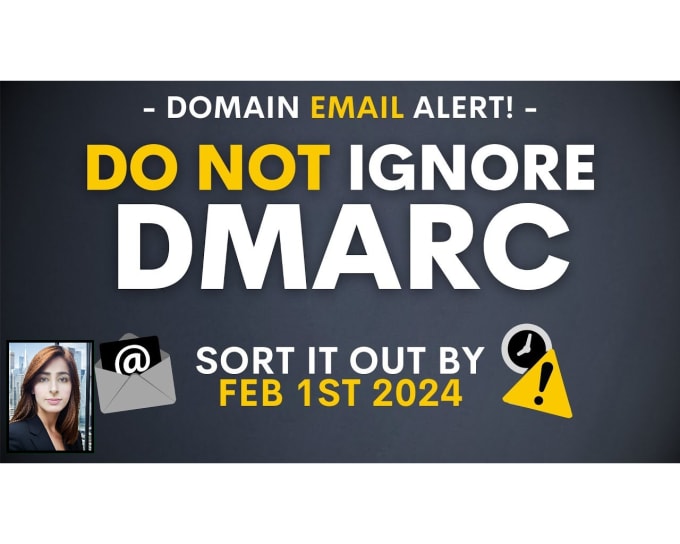 Gig Preview - Add dmarc according to google yahoo requirements