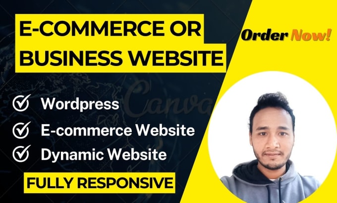 Gig Preview - Create any dynamic ecommerce wordpress website by woocommerce online store