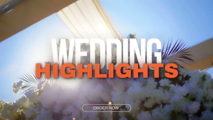 Gig Preview - Edit the cinematic wedding highlights video