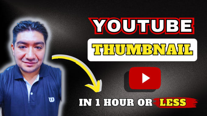 Gig Preview - Design a amazing and perfect youtube thumbnail super fast