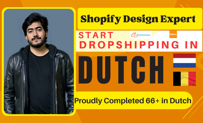 Gig Preview - Create  a shopify dropshipping  store or website in dutch or german