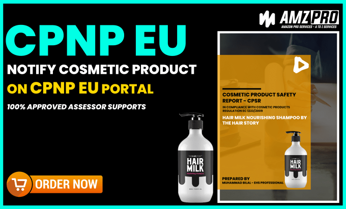 Gig Preview - Notify cosmetic product on cpnp eu portal