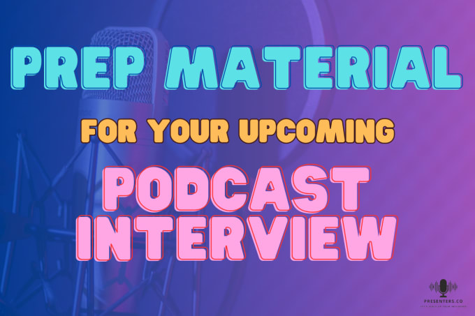 Gig Preview - Build your prep material for your upcoming podcast interview