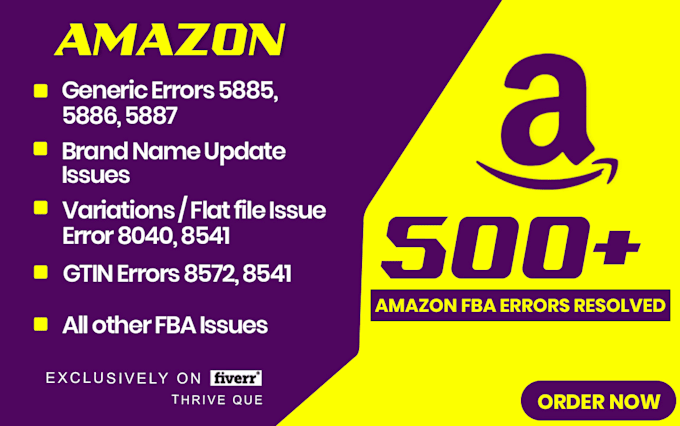 Bestseller - create or fix amazon listing variation issue or fix listing errors by flat file