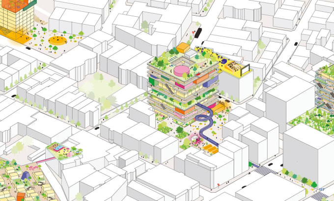 Gig Preview - Do professional architectural concept diagrams, mapping