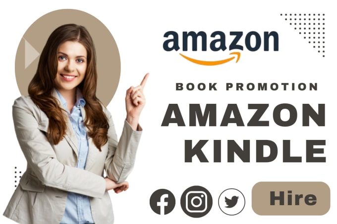 Gig Preview - Book marketing, amazon ebook promotion kindle book and book promotion amazon ads