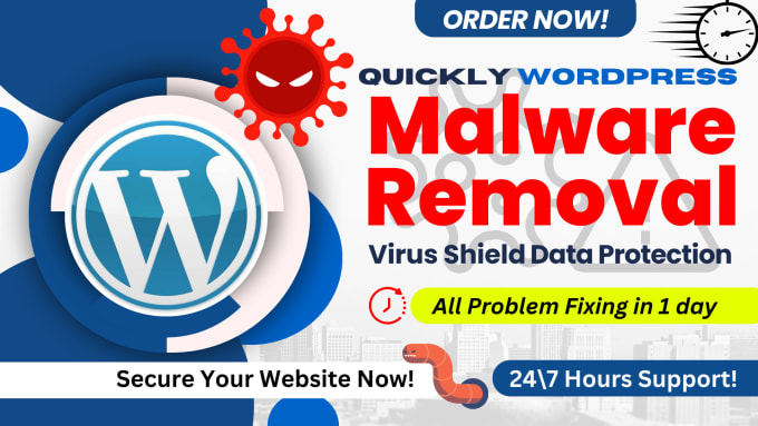 Gig Preview - Remove wordpress malware, remove blacklist, fix hacked site