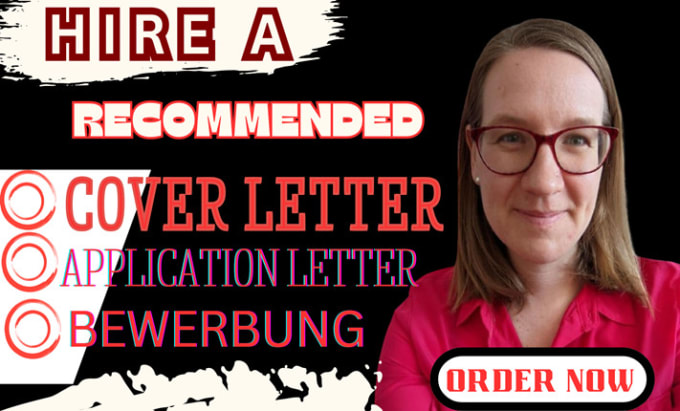 Gig Preview - Write professional bewerbung, application letter and cover letter for new job