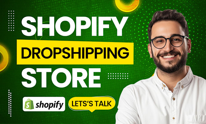 Gig Preview - Build automated shopify dropshipping store, design, redesign shopify website