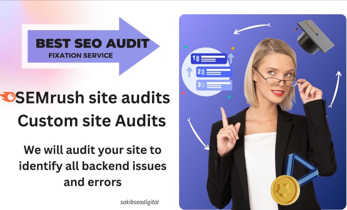 Gig Preview - Fix semrush site audit SEO errors or issues