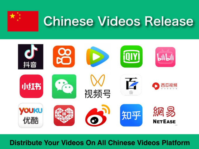 Gig Preview - Upload your videos on chinese video platforms and add chinese subtitles